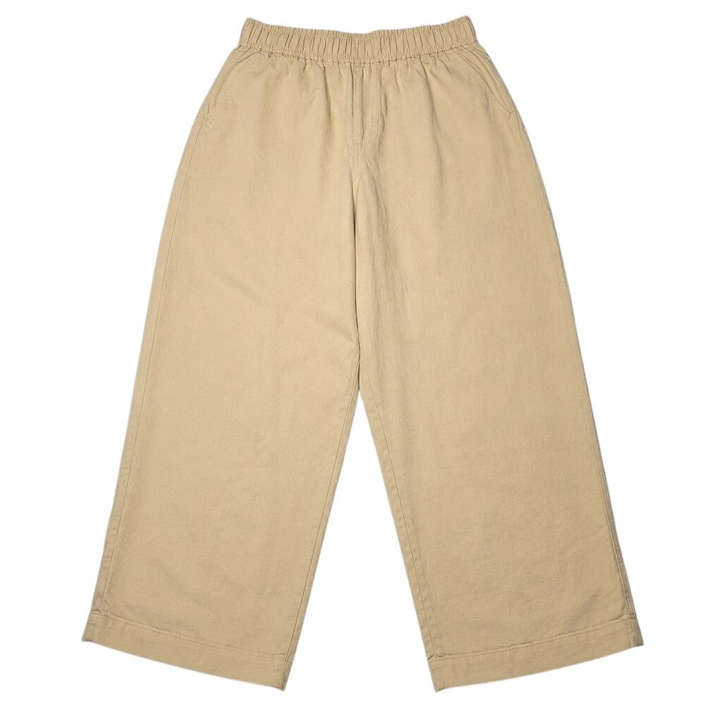 Madewell Pull On Oversized Balloon Pants Desert Dune Beige Cotton Medium - Picture 4 of 8